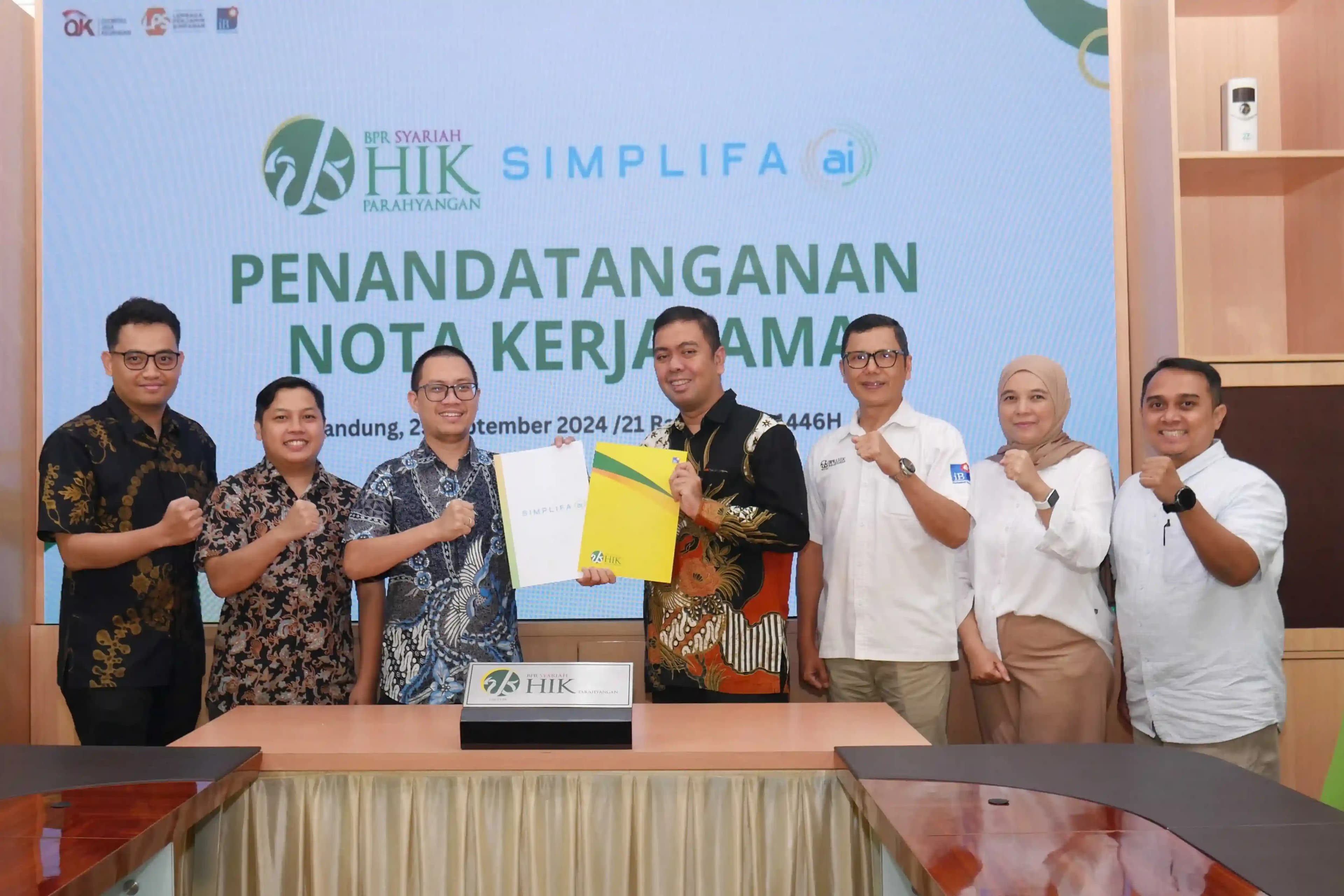 Simplifa.AI and BPRS HIK Parahyangan Enter Strategic Partnership to Advance AI-Powered Credit Evaluation